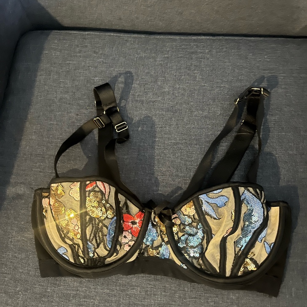 GABI FRESH X Playful Promises | Embroidered Bra 36 D